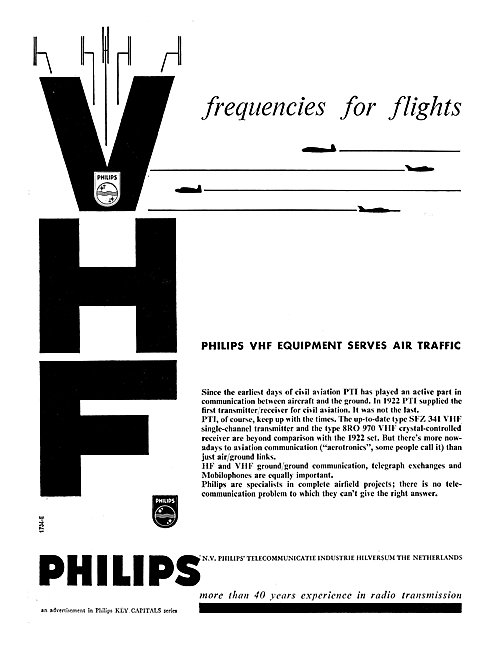 Philips SFZ 341 VHF Transmitter                                  