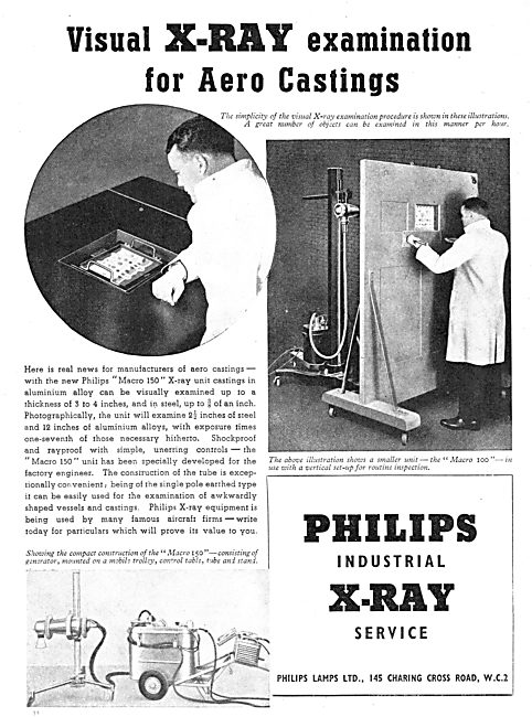 Philips Industrial X-Ray Service 1939                            