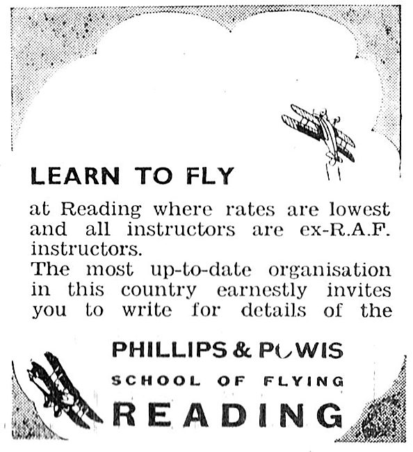 Learn To Fly At Reading With Phillips & Powis                    
