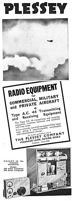 The Plessey AC44 T/R Radio Equipment For Aircraft                