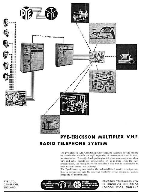 Pye-Ericsson Multiplex VHF Radio-Telephone System                
