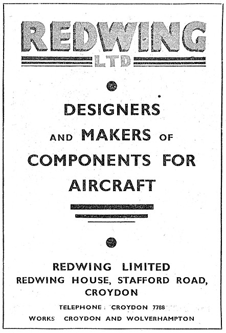 Redwing  Designers & Makers Of Aircraft Components               