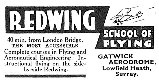 The Redwing School Of Flying Gatwick                             