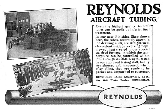 Reynolds Aircraft Tubing Have A New Finishing Shop               