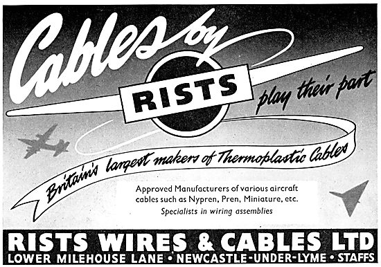 Rists Aircraft Wires & Cables - Thermoplastic Cables             