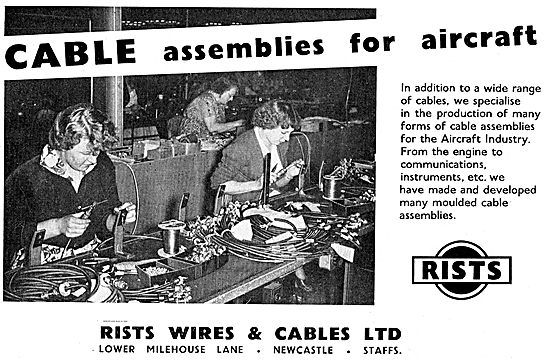 Rists Wire & Cable Assemblies For Aircraft                       