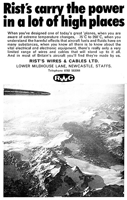 Rists Aircraft Wires & Cables. RWC Aircraft Cables               
