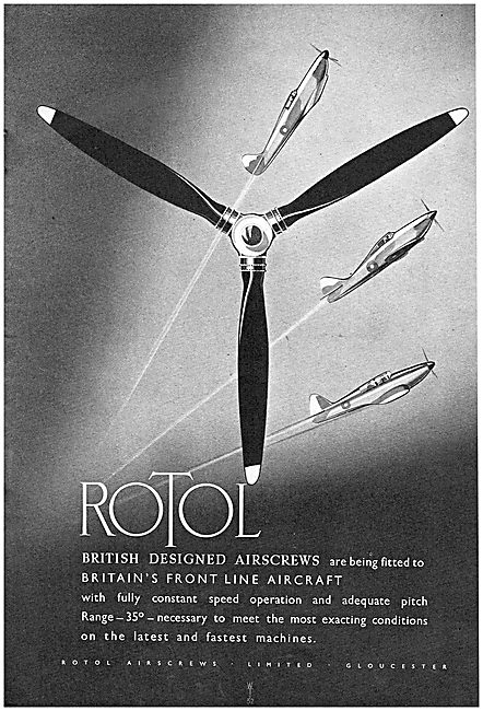 Rotol Variable Pitch Airscrews - Rotol Propellers                