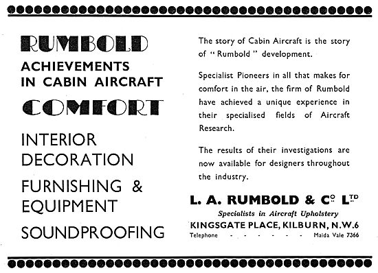 Rumbold Aircraft Seating                                         