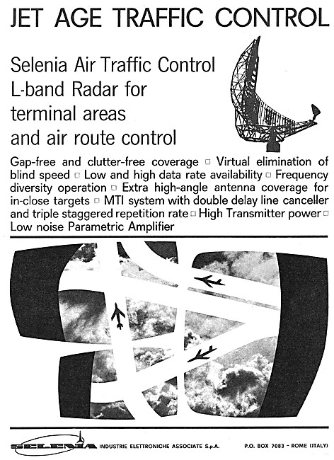 Selenia L-Band Air Traffic Control Radar Systems 1964            