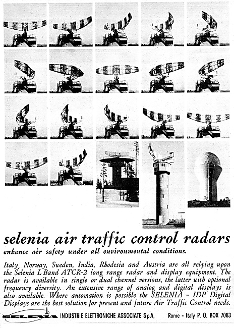 Selenia Air Traffic Control Radar Systems 1967                   