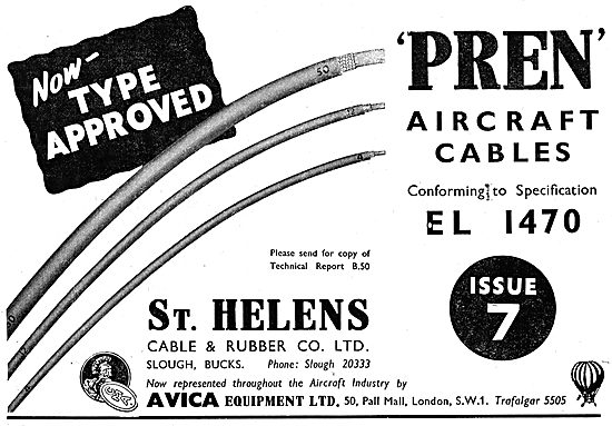 St Helens Aircraft Electrical Wires & Cables                     