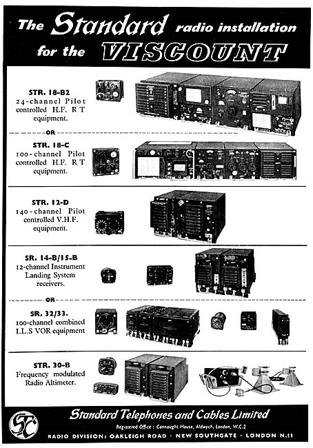 Standard Radio STC Communication & Navigation Equipment          