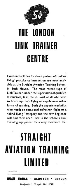 The London Link Trainer Centre. Straight Aviation Training       