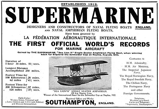 Supermarine Sea Lion II                                          