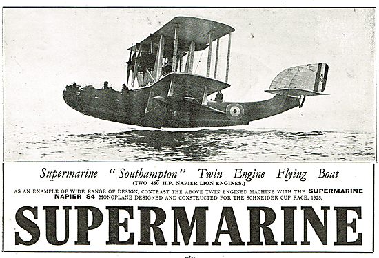 Supermarine Southampton Flying Boat                              