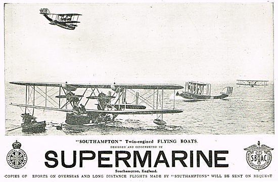 Supermarine Southampton Flying Boats                             