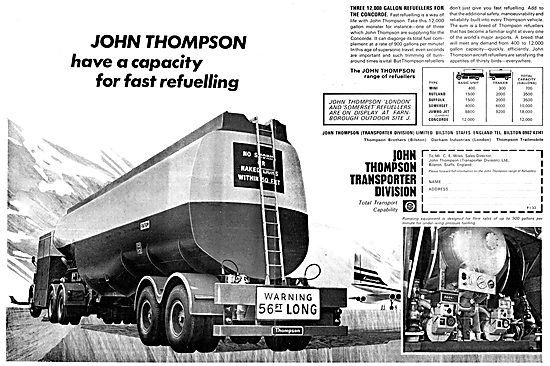 Thompson London Refueller - Thompson Somerset Refueller 1968     