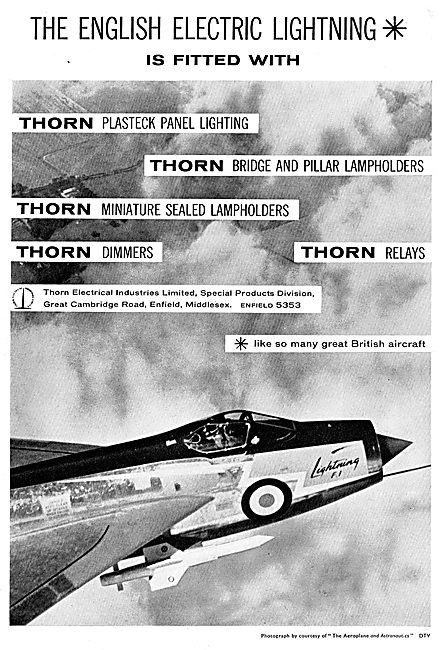 Thorn Dimmers, Lampholders & Relays For The Lightning            