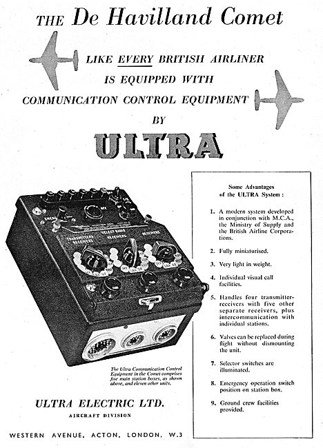 Ultra Electric Ltd : Communication Control Equipment             