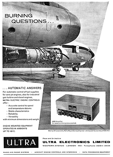 Ultra Electronics Electric Engine Controls 1960                  