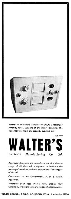 Walters Electrical - WEMCO Passenger Amenity Panels              