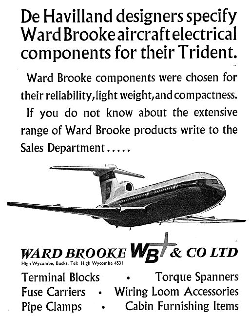 Ward Brooke Aircraft Electrical Components                       