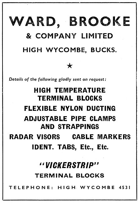 Ward Brooke - Electrical Parts - VICKERSTRIP Terminal Block      