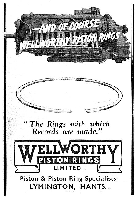 Wellworthy Thermocrom Piston Rings                               