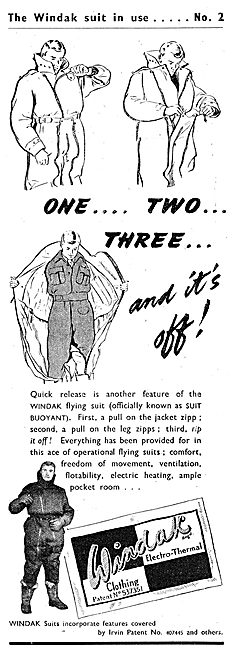 Windak Electrically Heated Flying Suits 1943                     