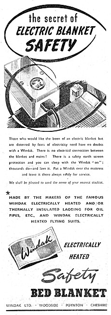 Baxter Woodhouse & Taylor -  Windak Electric Blankets            