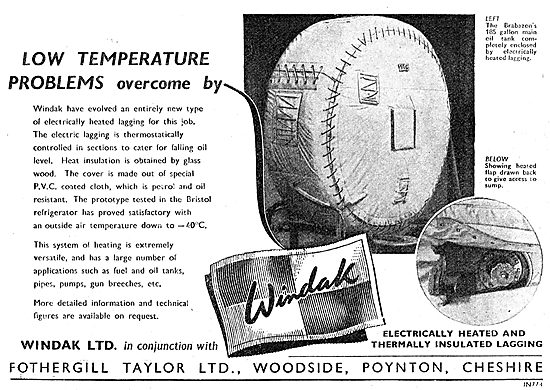 Windak Fothergill Taylor Electrically Heated Blankets 1949       