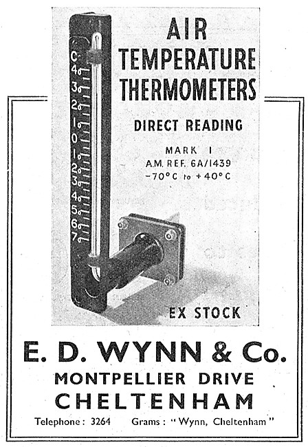 E.D.Wynn 6A/1439 Air Temperature Thermometers                    