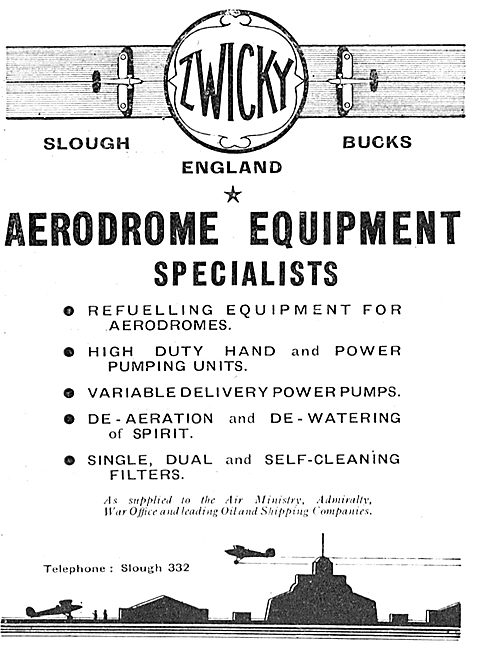 Zwicky Aerodrome Equipment Specialists                           