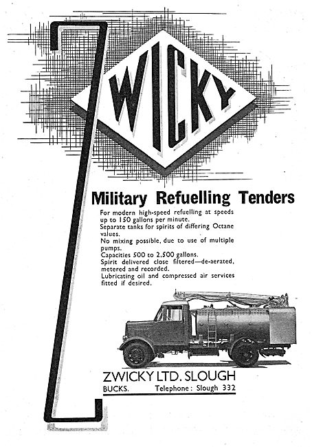 Zwicky Military Aircraft Refuelling Tender                       