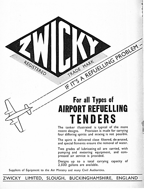 Zwicky Airport Refuelling Tenders                                